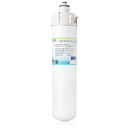 Swift Green Filters SGF-96-38 VOC-Chlora Replacement water filter for Everpure EV9693-01 SGF-96-38 VOC-Chlora